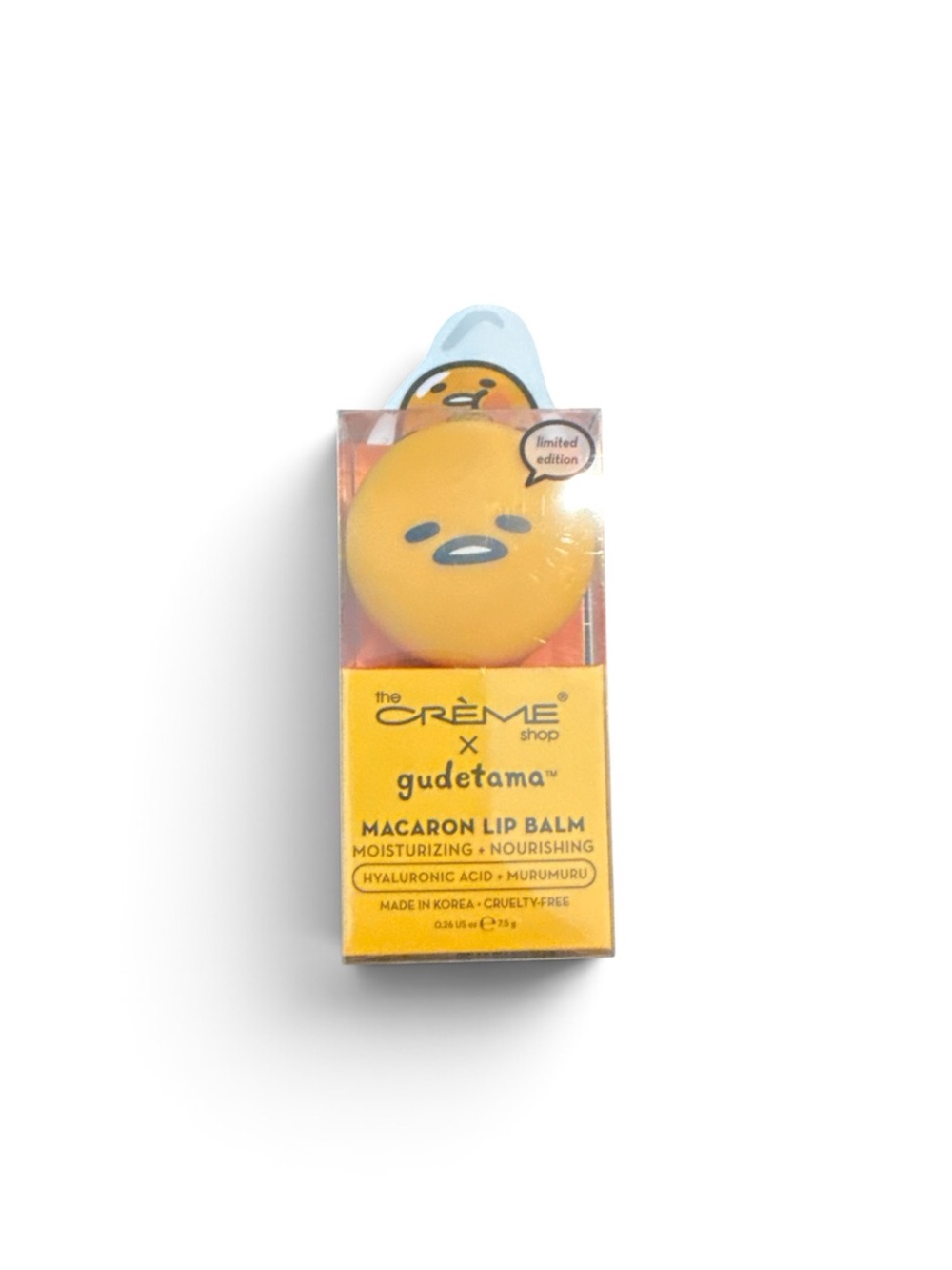 The Crème shop Yellow Macaron Lip Balm - Moisturizing & Nourishing